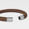 Kaneelbruine armband van touw