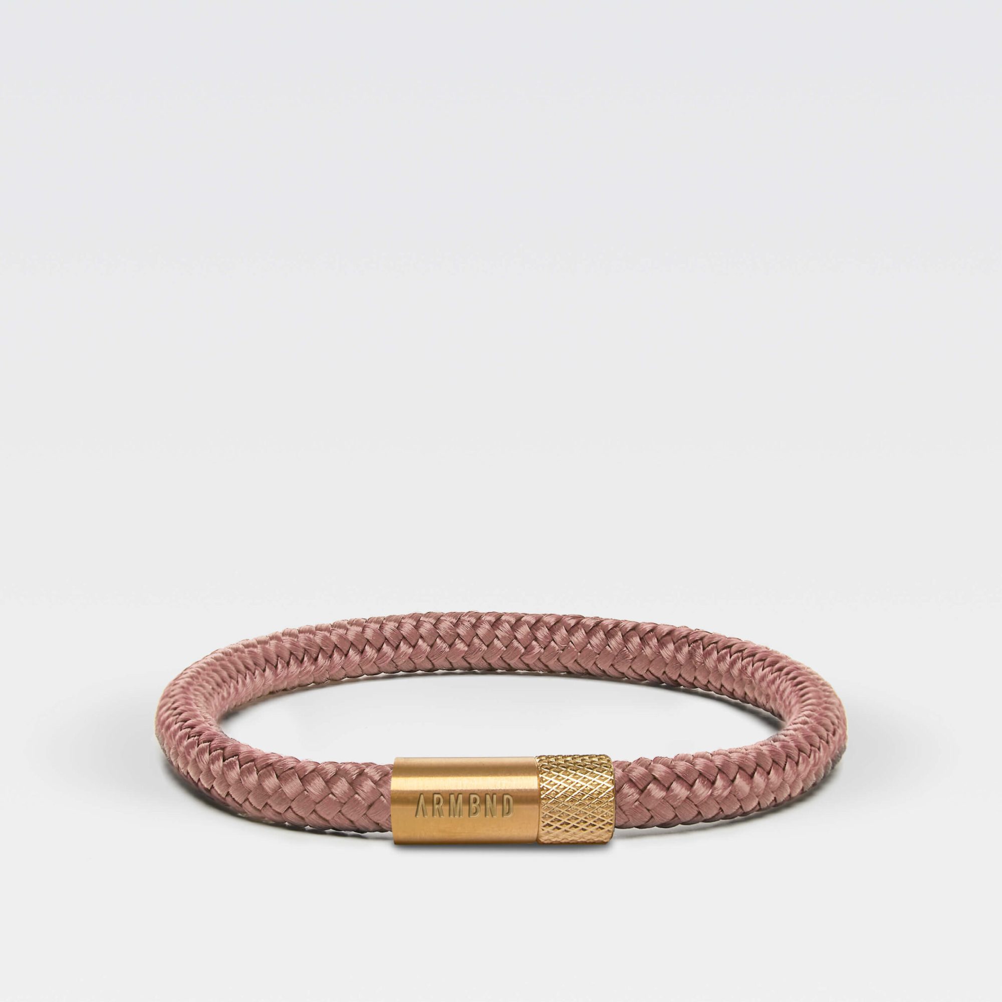 koper roze armband is handgemaakt van 6 mm koper roze touw met een zeer sterke magneetsluiting van goud staal